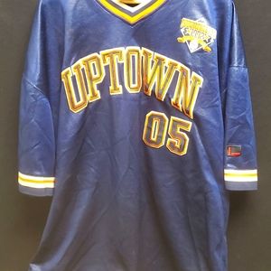VINTAGE LIMITED EDITION FUBU UPTOWN #05 PULLOVER BASEBALL JERSEY size 3xl